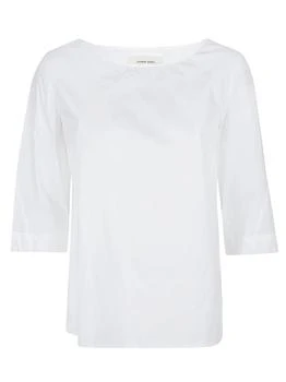 推荐LIVIANA CONTI Cotton blend crewneck blouse商品