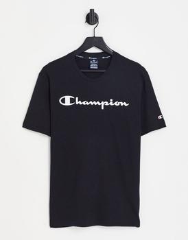 CHAMPION | Champion large logo t-shirt in black商品图片,额外9.5折, 额外九五折
