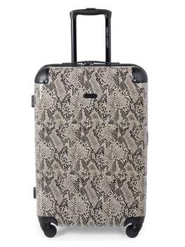 Pippa 24-Inch Snakeskin-Print Suitcase,价格$119.99