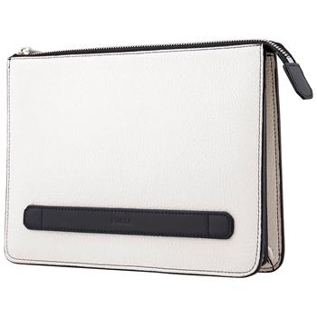 furla钱包, Furla | Mens Ulisse Leather Pouch in White商品图片 5.9折