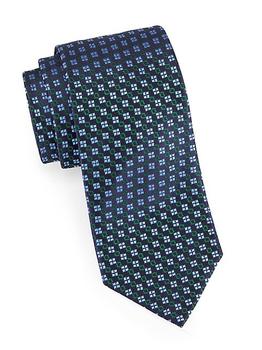 商品Charvet | Mini Medallion Chain Silk Jacquard Tie,商家Saks Fifth Avenue,价格¥1932图片