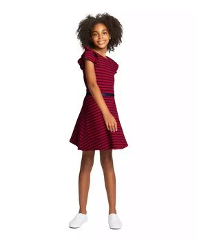 Tommy Hilfiger | Toddler and Little Girls Stripe Ruffle Dress,商家Macy's,价格¥204