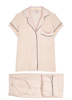 商品Eberjey | Gisele light pink jersey pyjama set,商家Harvey Nichols,价格¥1272图片