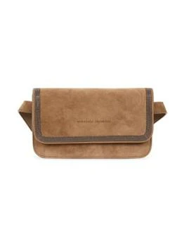 Brunello Cucinelli | Medium Suede Belt Bag,商家Saks OFF 5TH,价格¥4769