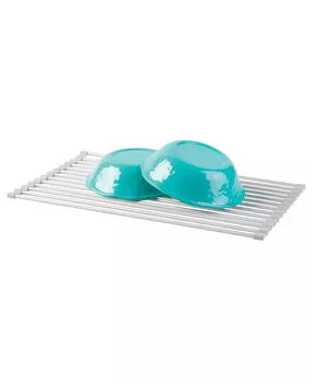 iDesign | Aluminum Over-the-Sink Roll Up Drying Rack,商家Macy's,价格¥150