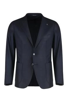 TAGLIATORE | Tagliatore Single-Breasted Jacket With Two Buttons,商家Baltini,价格¥4568