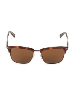 zegna新款, Zegna | 53MM Square Sunglasses商品图片 1.3折