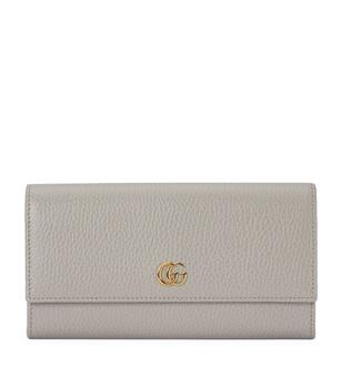 Gucci | Leather GG Marmont Continental Wallet商品图片,