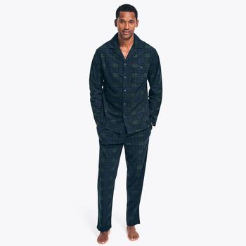 商品Nautica | Nautica Mens Plaid Fleece Pajama Pant Set,商家Premium Outlets,价格¥148图片