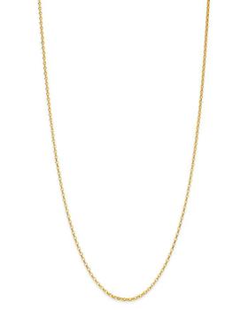 商品Bloomingdale's Chain Collection | Round Link Chain Necklace in 14K Yellow Gold - 100% Exclusive,商家Bloomingdale's,价格¥5273图片