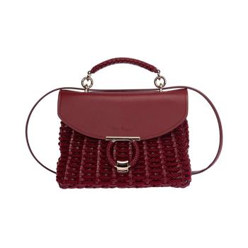 菲拉格慕包单肩包, Salvatore Ferragamo | SALVATORE FERRAGAMO 女士枣红色皮革单肩斜挎包 21-H638-725879商品图片 满$100享9.5折, 满折