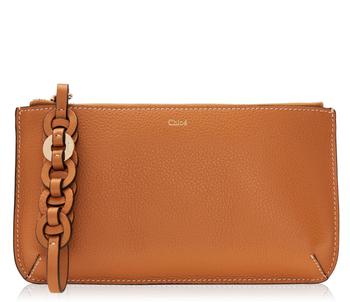 chloé包怎么选, Chloé | CHLOÉ Darryl Small Pouch Clutch Bag商品图片 6.2折