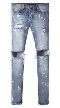 mnml m1, MNML | M1 Splash Stretch Slim Denim - Blue商品图片 