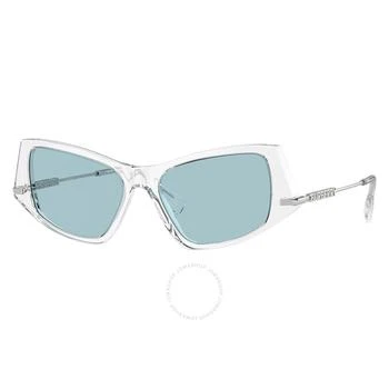 Burberry | Light Azure Irregular Ladies Sunglasses BE4408 302480 52 3.6折