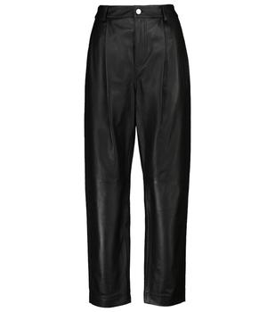 RED Valentino | 皮革高腰裤装商品图片,6.9折