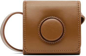 Lemaire | Brown Mini Camera Messenger Bag商品图片,独家减免邮费