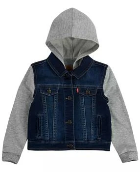 Levi's | Baby Boys French Terry Sleeve Trucker Jacket,商家Macy's,价格¥290