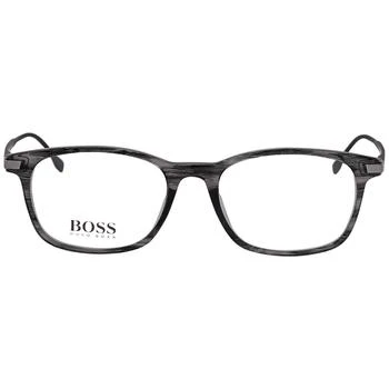Demo Square Men's Eyeglasses BOSS 0989 0PZH 51,价格$39.95