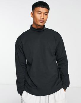 Columbia | Columbia Ballistic Ridge high neck heavyweight long sleeve t-shirt in black商品图片,