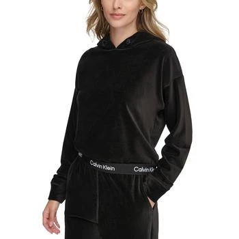 Calvin Klein | Women's Velour Pullover Hoodie,商家Macy's,价格¥259
