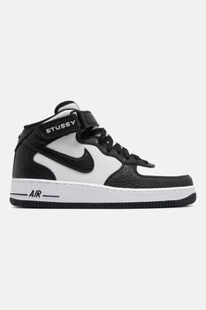 推荐Nike Stussy x Air Force 1 Mid 'Black White' Sneakers - DJ7840-002商品