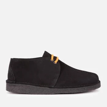 推荐Clarks Originals Men's Desert Trek Suede Shoes - Black商品