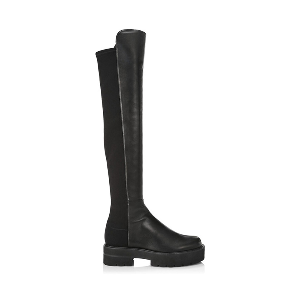 stuart weitzman 5050, Stuart Weitzman | STUART WEITZMAN 黑色女士过膝长靴 5050-ULTRALIFT-SUE-BLACK商品图片 独家减免邮费