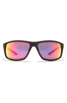 NIKE | Adrenaline 66mm Oversize Rectangle Sport Wrap Sunglasses 4.5折
