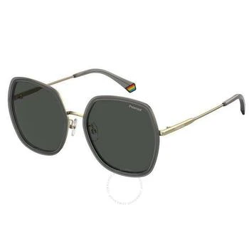 Polaroid | Core Polarized Grey Butterfly Ladies Sunglasses PLD 6153/G/S 0KB7/M9 58 2.9折, 满$200减$10, 满减