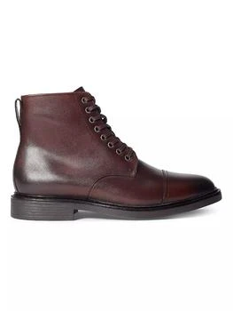 Ralph Lauren | Asher Leather Lace-Up Boots 7折, 独家减免邮费