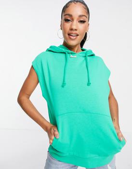 ASOS | ASOS DESIGN sleeveless hoodie in apple商品图片,4.3折