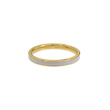 ADORNIA | White Enamel Band Ring 4.9折, 独家减免邮费