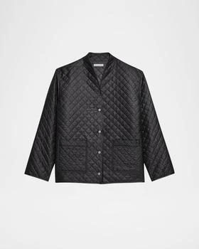 Helmut Lang | Men's Quilted V-Neck Padded Jacket,商家Neiman Marcus,价格¥3558