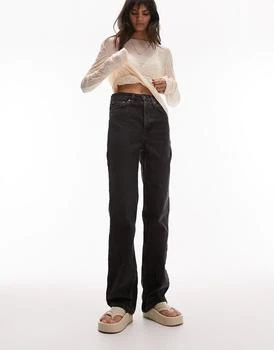 Topshop | Topshop Kort jeans in washed black,商家ASOS,价格¥220