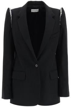 Dries Van Noten | Dries van noten embellished wool blend jacket商品图片,5.4折, 独家减免邮费