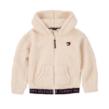 Tommy Hilfiger | Big Girls Sherpa Zip-Up Hooded Sweatshirt商品图片,7.4折