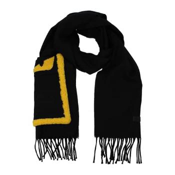 芬迪围巾, Fendi | FENDI 男士黑色围巾 FXS124-2T3-F0QA1商品图片 独家减免邮费