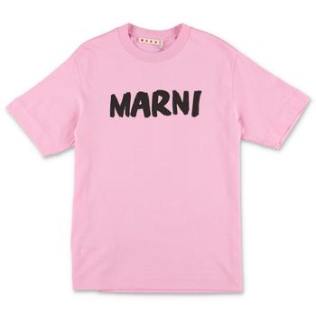 推荐Marni T-shirt Rosa In Jersey Di Cotone商品