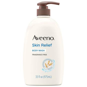 Aveeno | Skin Relief Body Wash, Sensitive Skin Fragrance-Free商品图片,满$40享8折, 满折