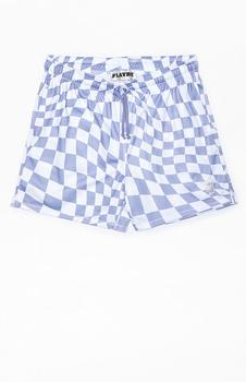 Playboy | By PacSun Wavy Checker Basketball Shorts商品图片,4.9折