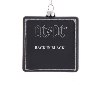 商品Kurt Adler | AC, DC Glass Back in Black Album Ornament,商家Macy's,价格¥81图片