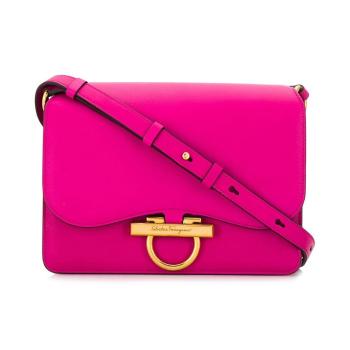 菲拉格慕包, Salvatore Ferragamo | Salvatore Ferragamo 菲拉格慕 女士樱桃红色牛皮单肩斜挎包 21-H321-0718475商品图片 满$100享9.5折, 满折