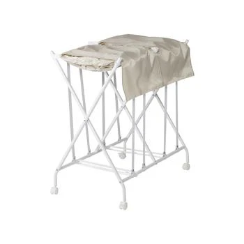 Honey Can Do | Double Bounce Back Hamper Foldable Bag Laundry Sorter on Wheels with Lid, Set of 2,商家Macy's,价格¥891