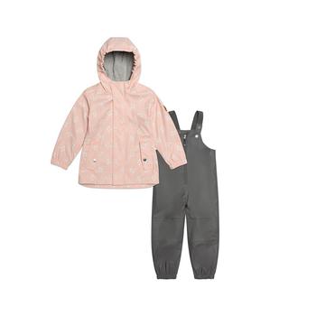商品Deux par Deux | Baby Girl Changing Color Rain Set Dusty Pink & Grey - Infant,商家Macy's,价格¥759图片