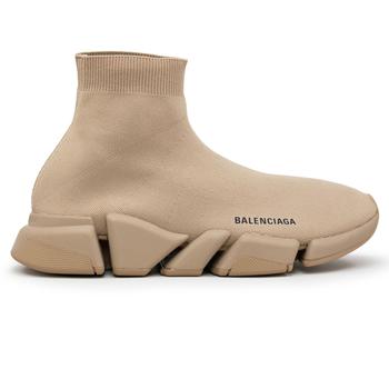 更多巴黎世家袜子鞋, Balenciaga | Balenciaga Speed Knit 2.0 Sock Beige商品图片 