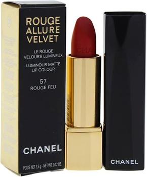 推荐Chanel 香奈儿炫亮魅力唇膏丝绒系列 #57 Rouge Feu (3.5g)商品