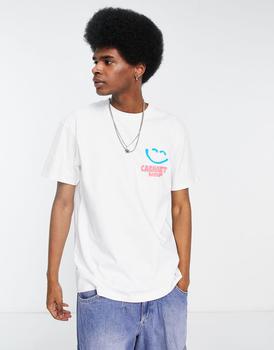 Carhartt WIP | Carhartt WIP happy script t-shirt in white商品图片,