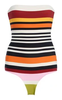 Cala de la Cruz | Cala de la Cruz - Alison Strapless One-Piece Swimsuit - Multi - L - Moda Operandi,商家Fashion US,价格¥2192
