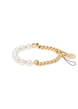 ROSANTICA, ROSANTICA | Amy gold-tone and faux pearl phone chain商品图片 满$1享9折, 满折