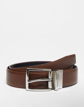 推荐Gianni Feraud belt in brown in pebble print商品